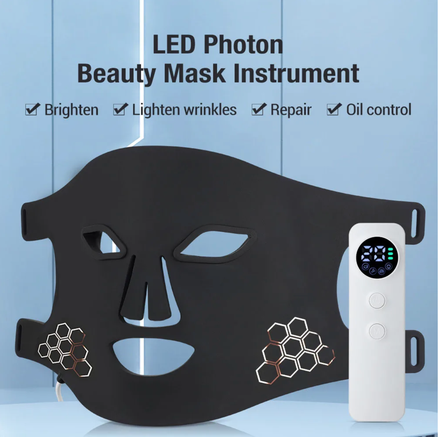 Radiant Rose Red Light Beauty Mask